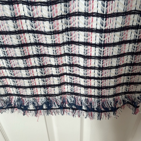 HOLDING HORSES Anthropologie Pink and Blue Casual Dress size 0 - Picture 3 of 4